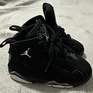 Jordan Kids Black and White Sneakers